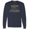 HANUKKAH ~ Celebrate Hanukkah ~ Unisex Long Sleeve T-Shirt - Image 2