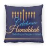 HANUKKAH ~Small Square Pillow - Image 2