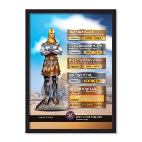 KING NEBUCHADNEZZAR STATUE ~ Portrait AirFrame Photo Tile