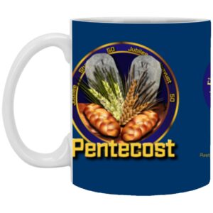 PENTECOST DESIGN ~ 11oz White Mug